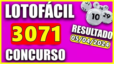 Resultado da Lotofácil 3071 de hoje, 05/04; prêmio é de R$ 1,7 .